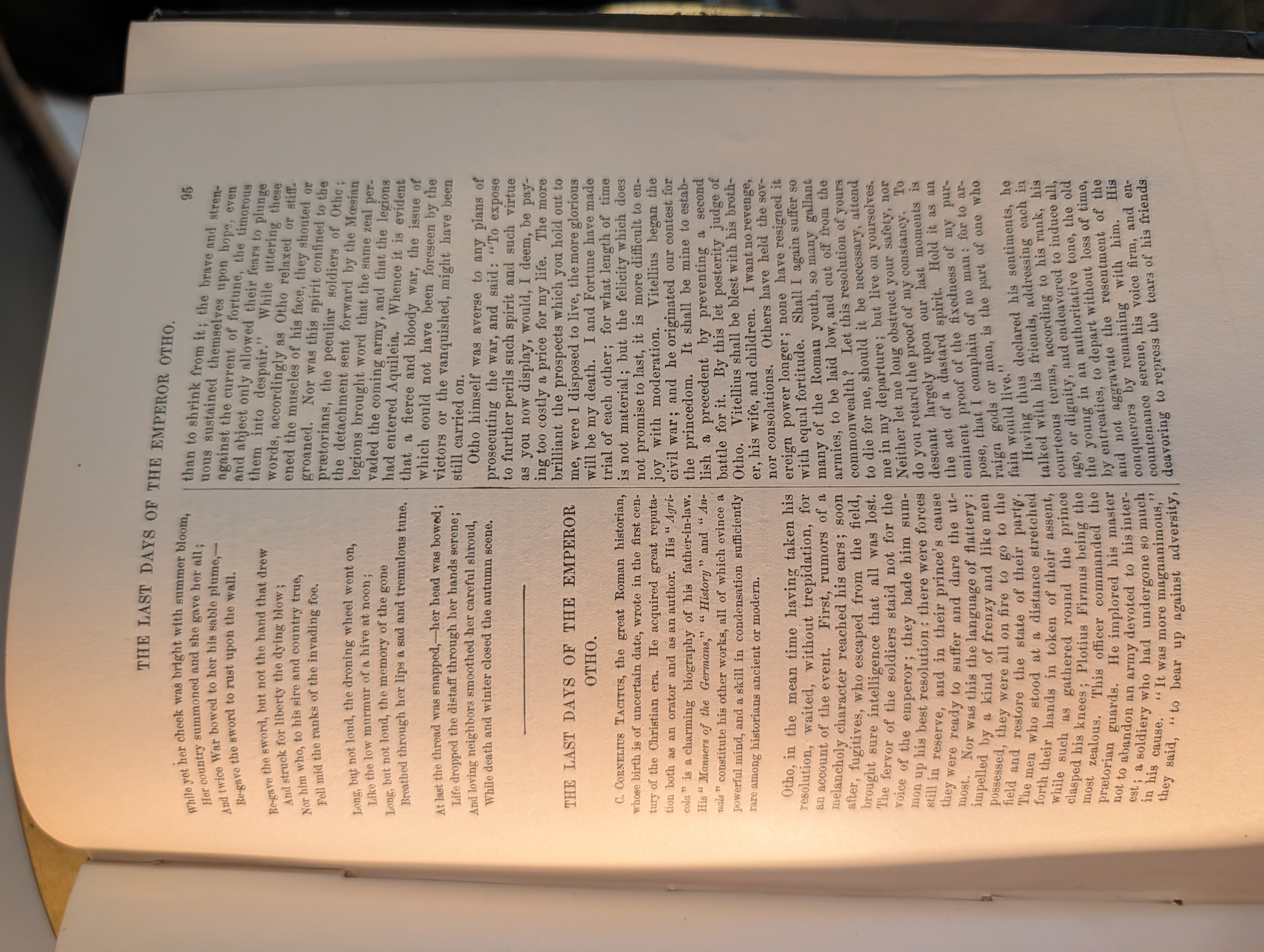 Page 95, 'The Last Days of the Emperor Otho'
